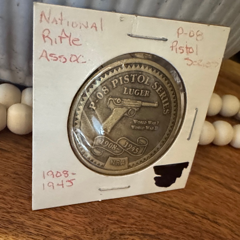 Luger P-08 Pistol Series NRA Commemorative Coin Highlights World War I and II